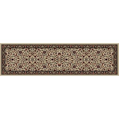 Merinos Kashan Floral Framed Rug