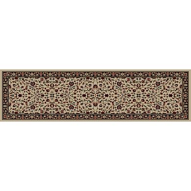 Merinos Kashan Floral Framed Rug