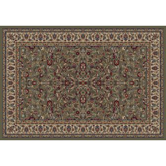 Merinos Kashan Floral Framed Rug