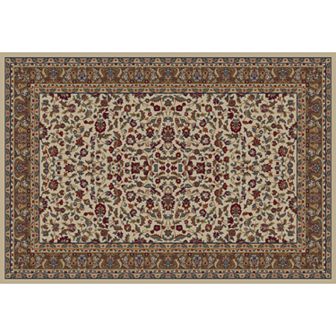 Merinos Kashan Floral Framed Rug