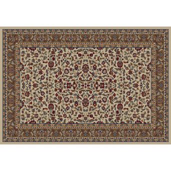 Merinos Kashan Floral Framed Rug