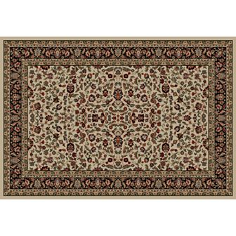 Merinos Kashan Floral Framed Rug