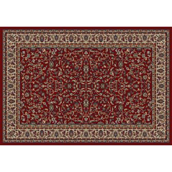 Merinos Kashan Floral Framed Rug