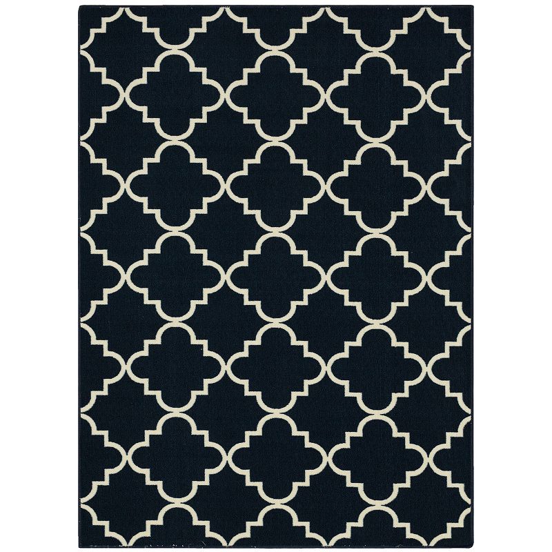 Patterned Wool Area Rug (2.5x4), 'Mystic Inspiration