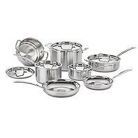 Deals on Cuisinart Multiclad Pro Tri-Ply Stainless 12pc Cookware Set