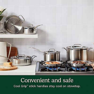 Cuisinart® Multiclad Pro Tri-Ply Stainless 12pc Cookware Set
