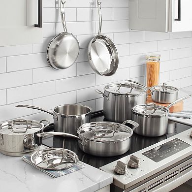 Cuisinart Multiclad Pro Tri-Ply Stainless 12pc Cookware Set