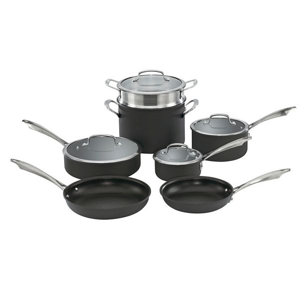 Brand New Cuisinart P5711BK Nonstick Cookware Set - 11 Piece Set  86279149473