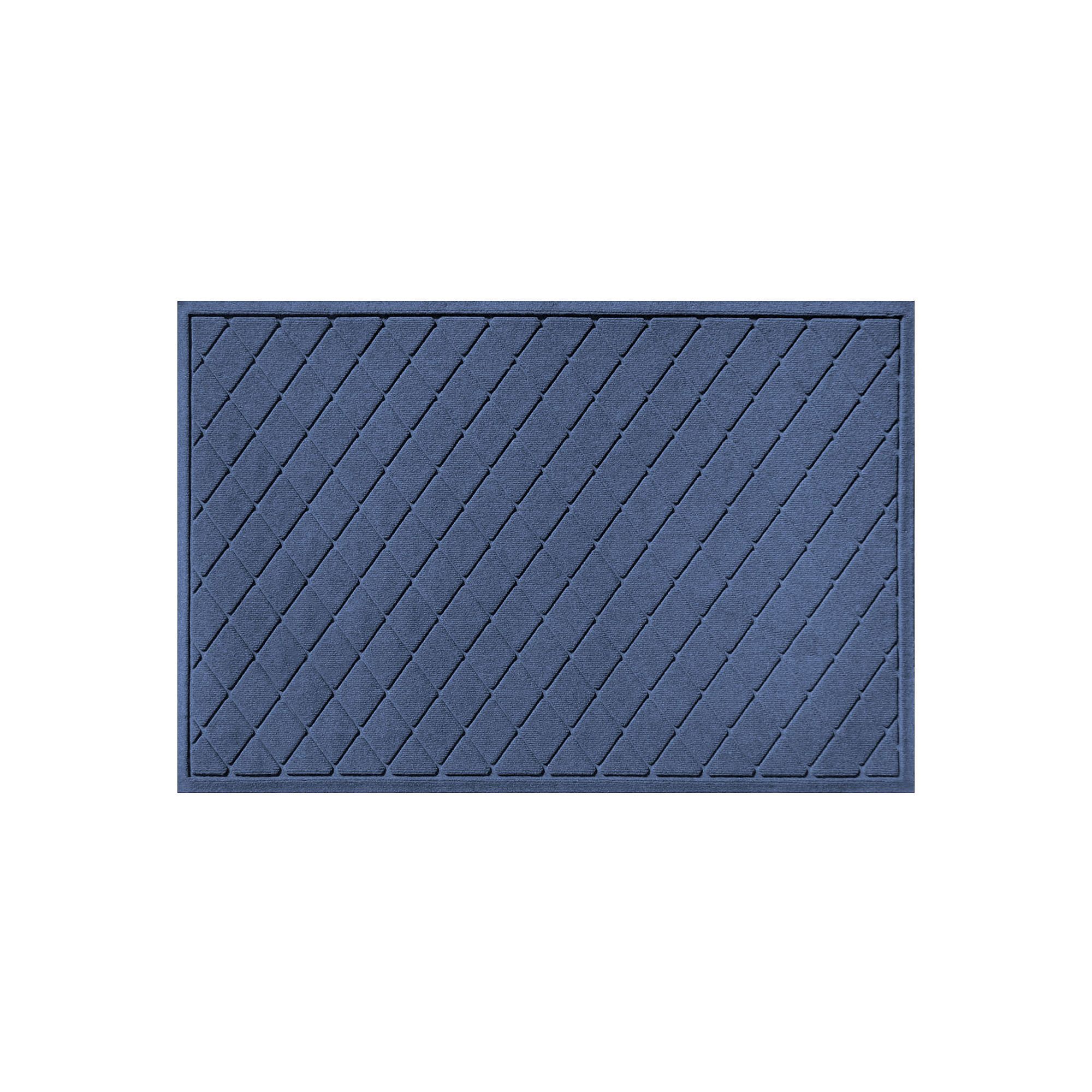 Waterhog Argyle Indoor Outdoor Mat, Blue