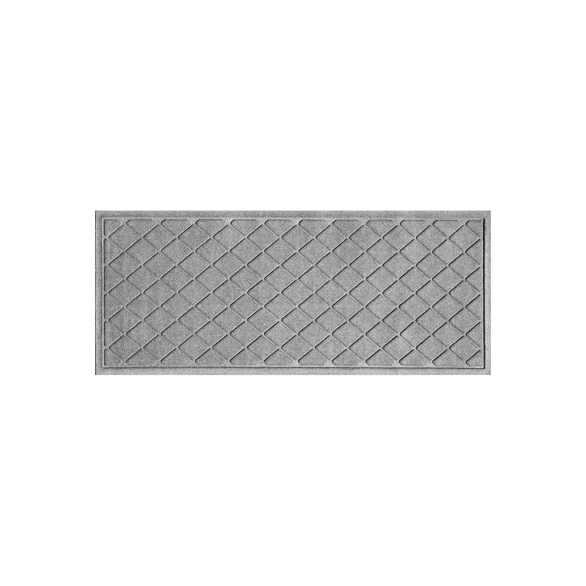 Waterhog Argyle Indoor Outdoor Mat, Medium Gray