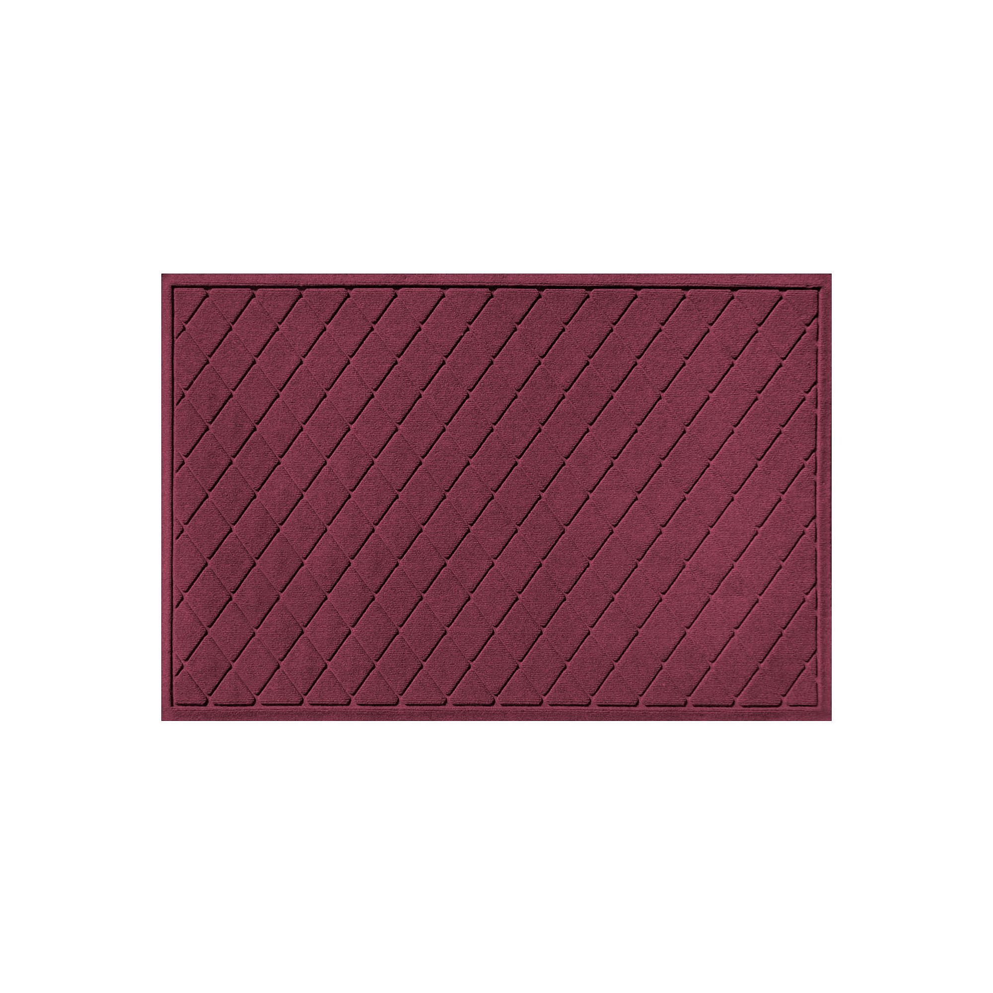 Waterhog Argyle Indoor Outdoor Mat, Red