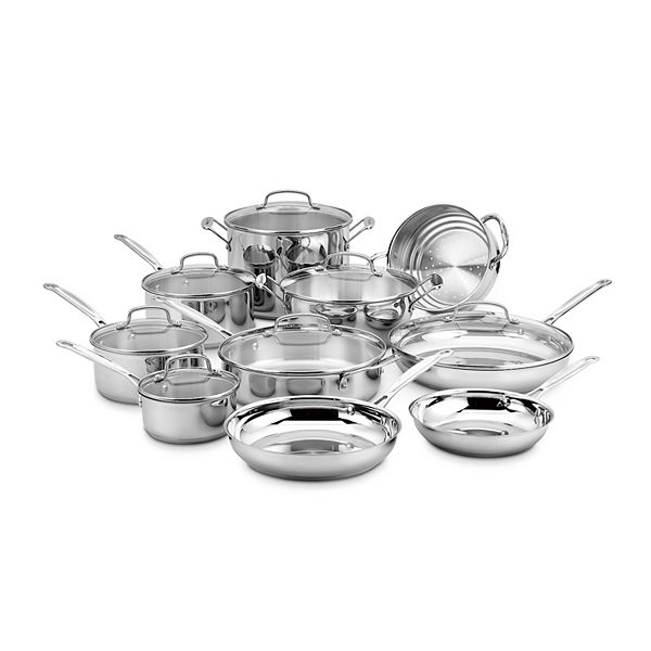  Cuisinart 17-Piece Cookware Set, Chef's Classic