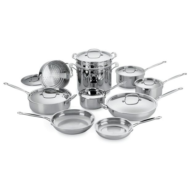 Cuisinart Chef's Classic 14 Piece Stainless Steel Cookware Set