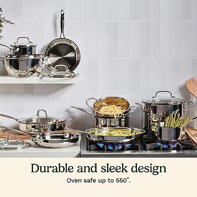 Cuisinart 17-pc. Chef's Classic Stainless Steel Cookware Set