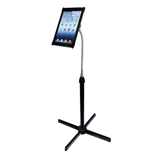 Cta Digital Height Adjustable Gooseneck Floor Stand For Ipad 2nd