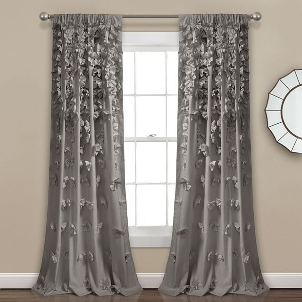 Lush Decor 1-Panel Riley Sheer Window Curtain - 54'' x 84''