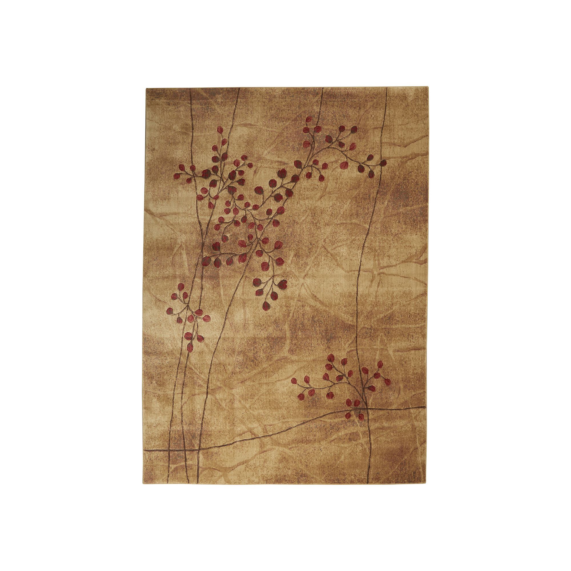 Nourison Somerset Floral Area Rug, Latte