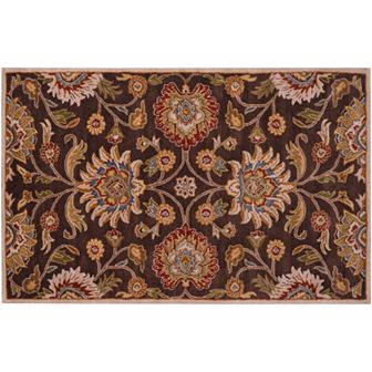 Artisan Weaver Sarpy Floral Wool Rug