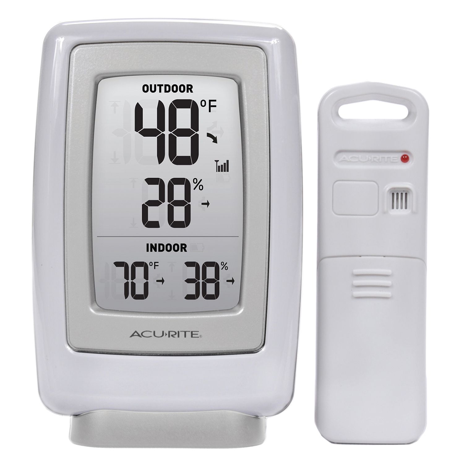 AcuRite Digital Wired Indoor White Thermometer in the Thermometer