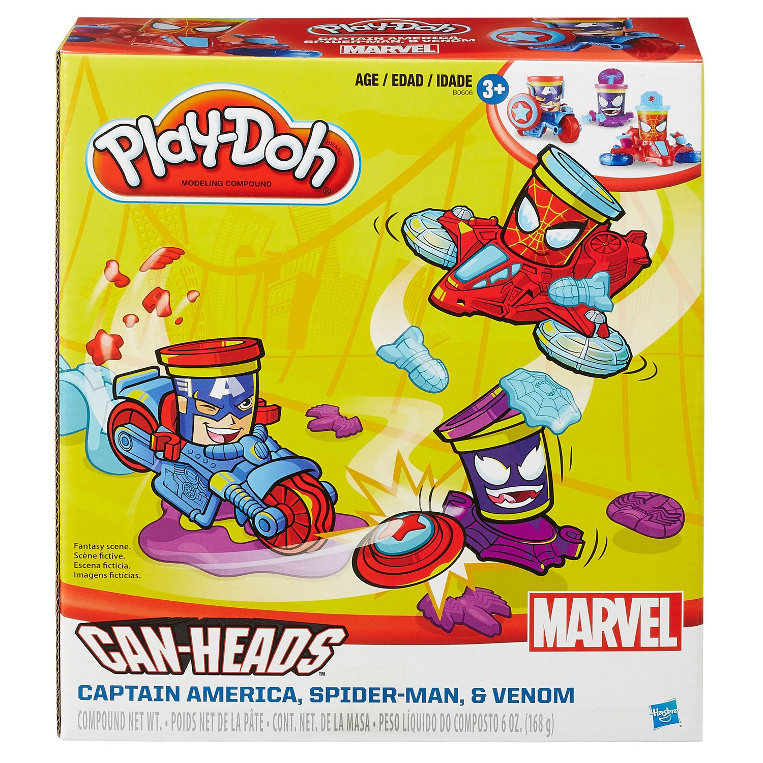 spiderman play doh set