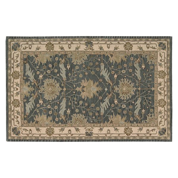 Nourison India House Floral Wool Rug