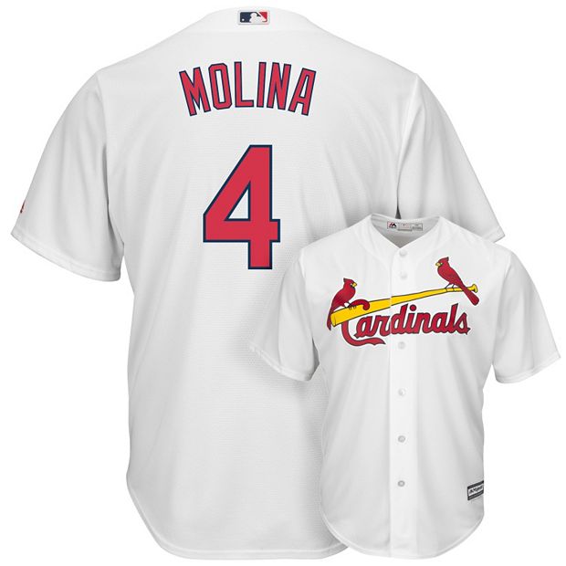 Men's Majestic St. Louis Cardinals Yadier Molina Cool Base Replica