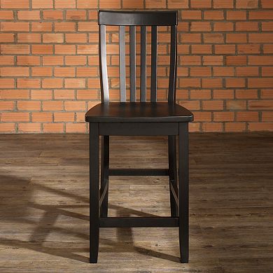 Crosley Furniture 2-piece School House Counter Stool Set