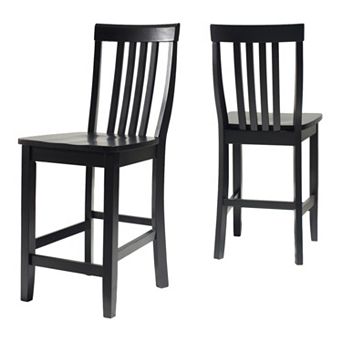 Crosley Furniture 2 pc School House Counter Stool Set