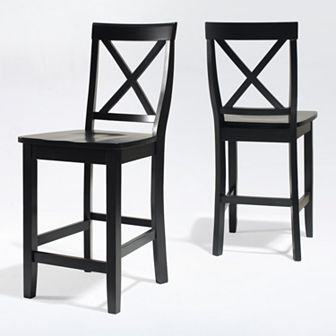 Crosley 2 pc X-Back Counter Chair Set