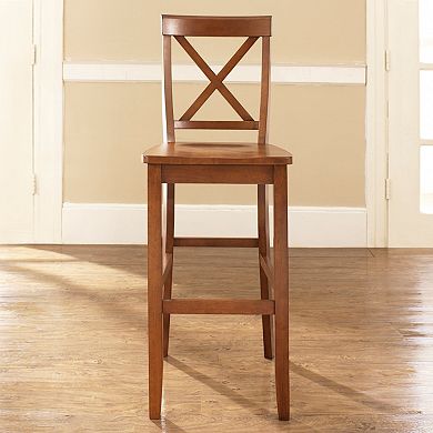 Crosley 2-piece X-Back Bar Chair Set