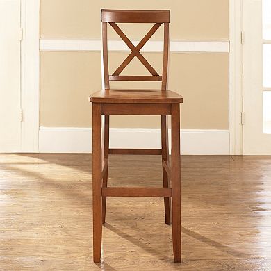 Crosley Furniture 2-piece X-Back Bar Chair Set