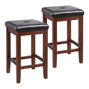 Crosley 2 pc Square Seat Counter Stool Set