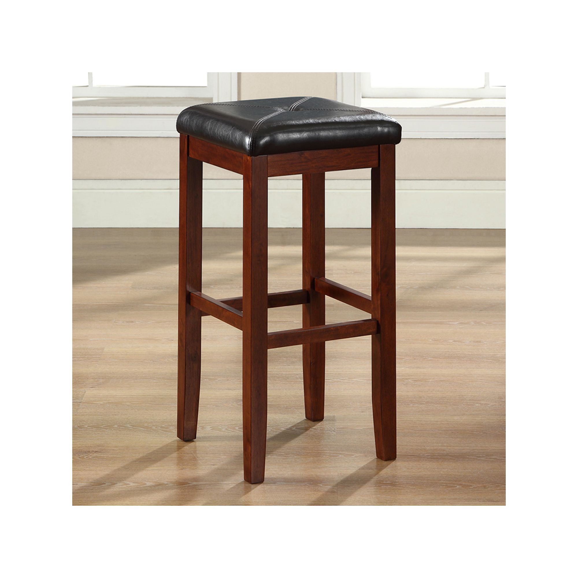 Crosley 2-piece Square Seat Bar Stool Set, Brown