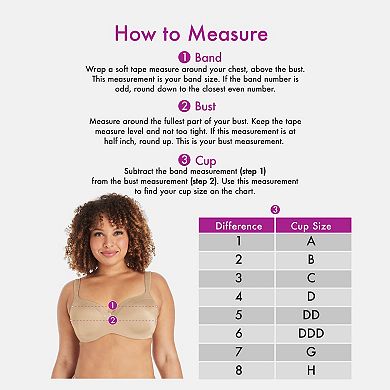 Playtex® Secrets® Lifts & Supports Full Figure Unlined Underwire Bra 4422