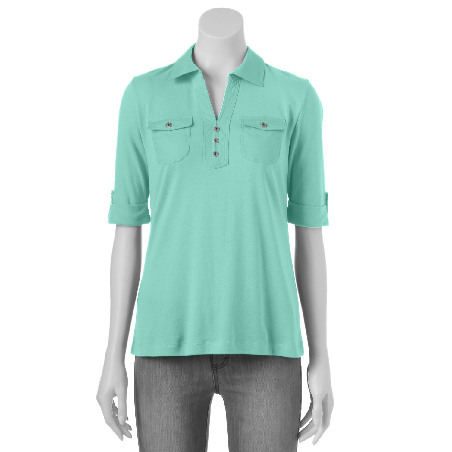 croft and barrow polo shirts for womens