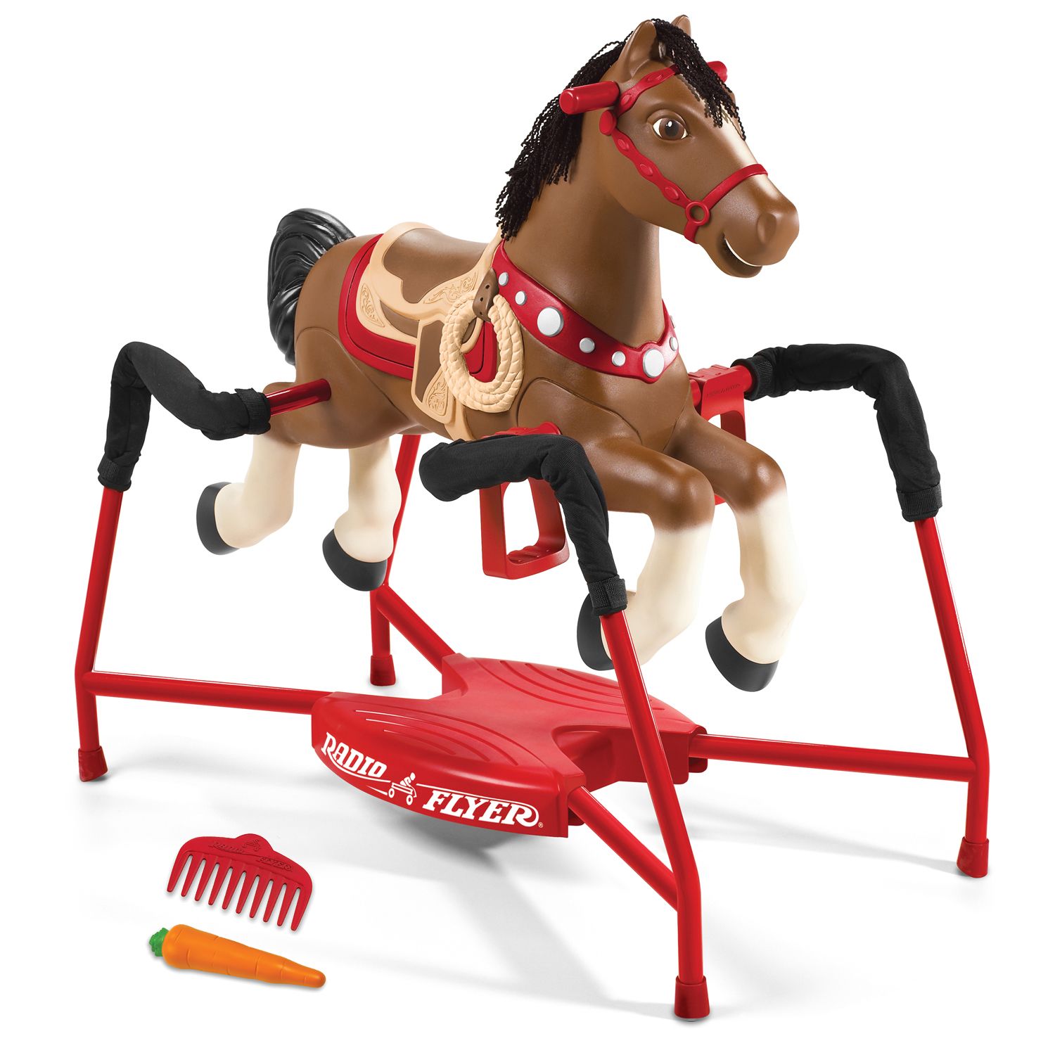 radio flyer rocking horse wooden