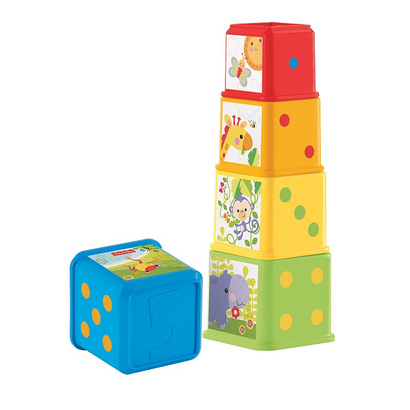 UPC 887961037807 product image for Fisher-Price Stack & Explore Blocks, Multicolor | upcitemdb.com