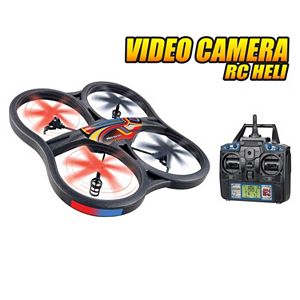 World Tech Toys Panther UFO Spy Drone 4.5ch RC Quadcopter with Video Camera
