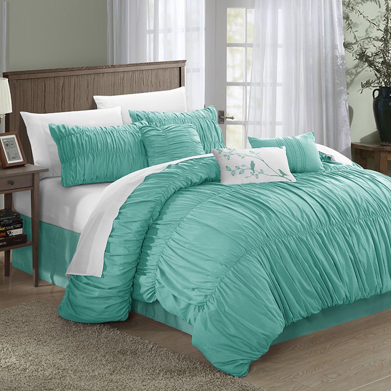 Ruched Comforter Set | Kohl's