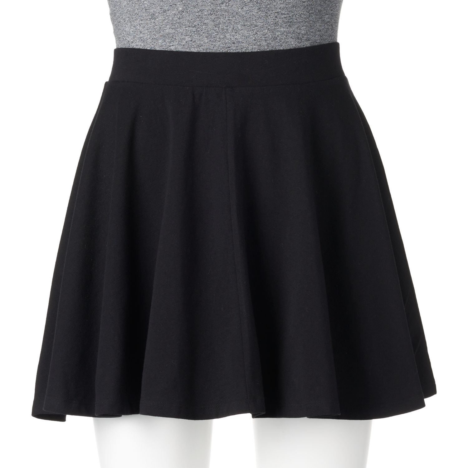 kohls long black skirt