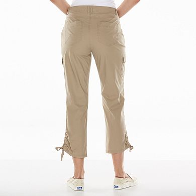 Gloria Vanderbilt Zoey Cargo Crop Pants - Women's