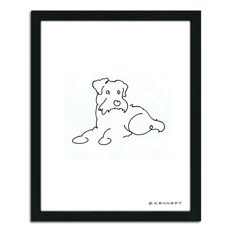 UPC 045635010451 product image for ''Scottish Terrier Line Drawing'' Framed Wall Art, Multicolor, Small | upcitemdb.com