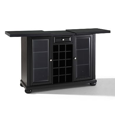 Crosley Furniture Alexandria Sliding Top Bar Cabinet