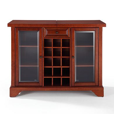 Crosley Furniture LaFayette Sliding Top Bar Cabinet