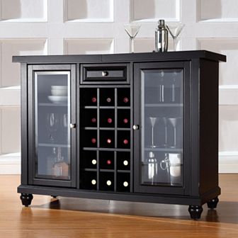 Crosley Cambridge Sliding Top Bar Cabinet
