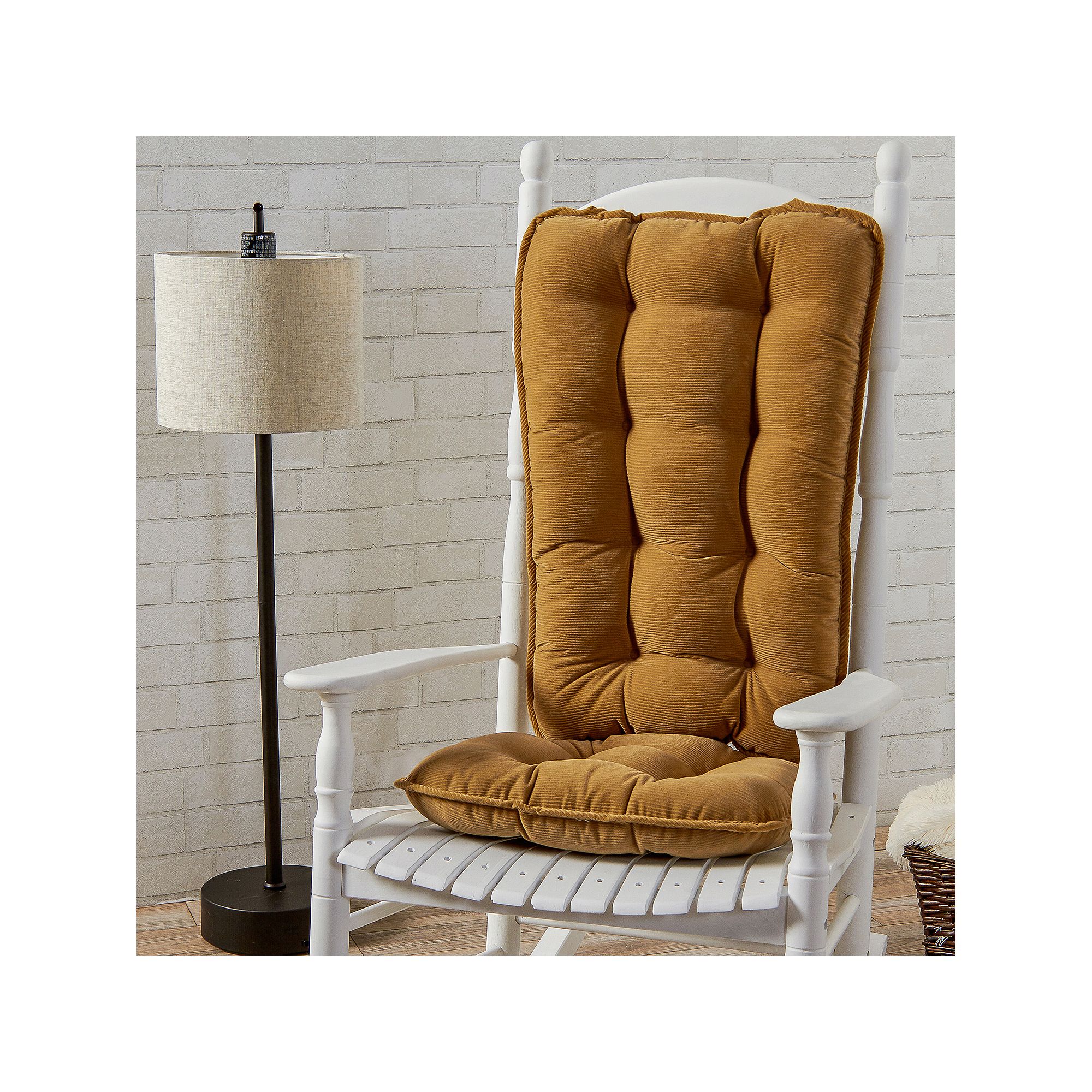 Greendale Home Fashions Jumbo Deluxe Bound Rocker Cushion Set