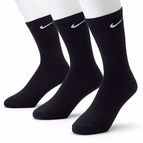 mens black nike trainer socks