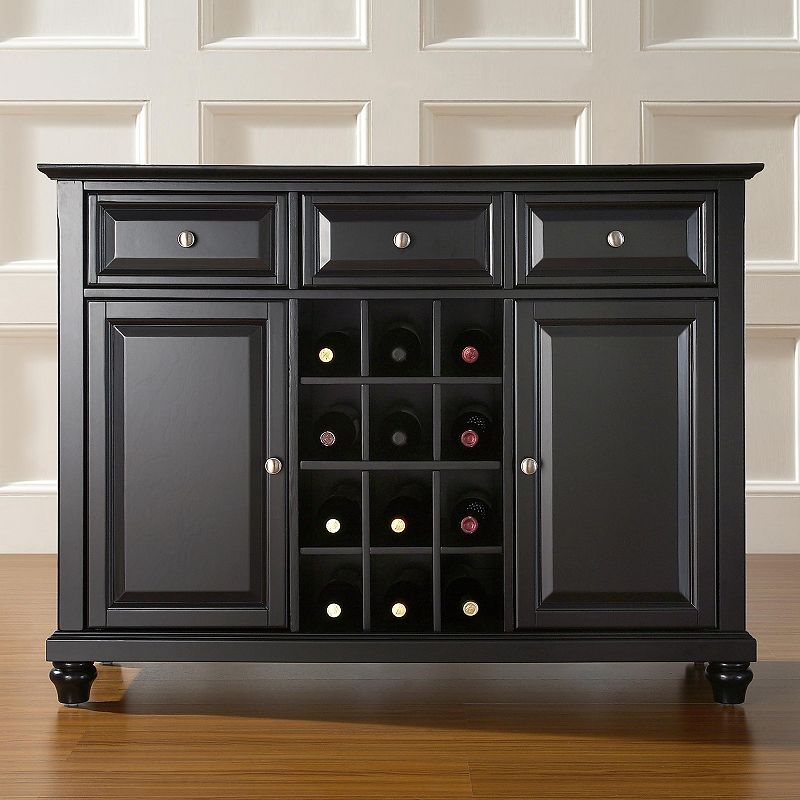 Crosley Furniture Cambridge Cabinet, Black