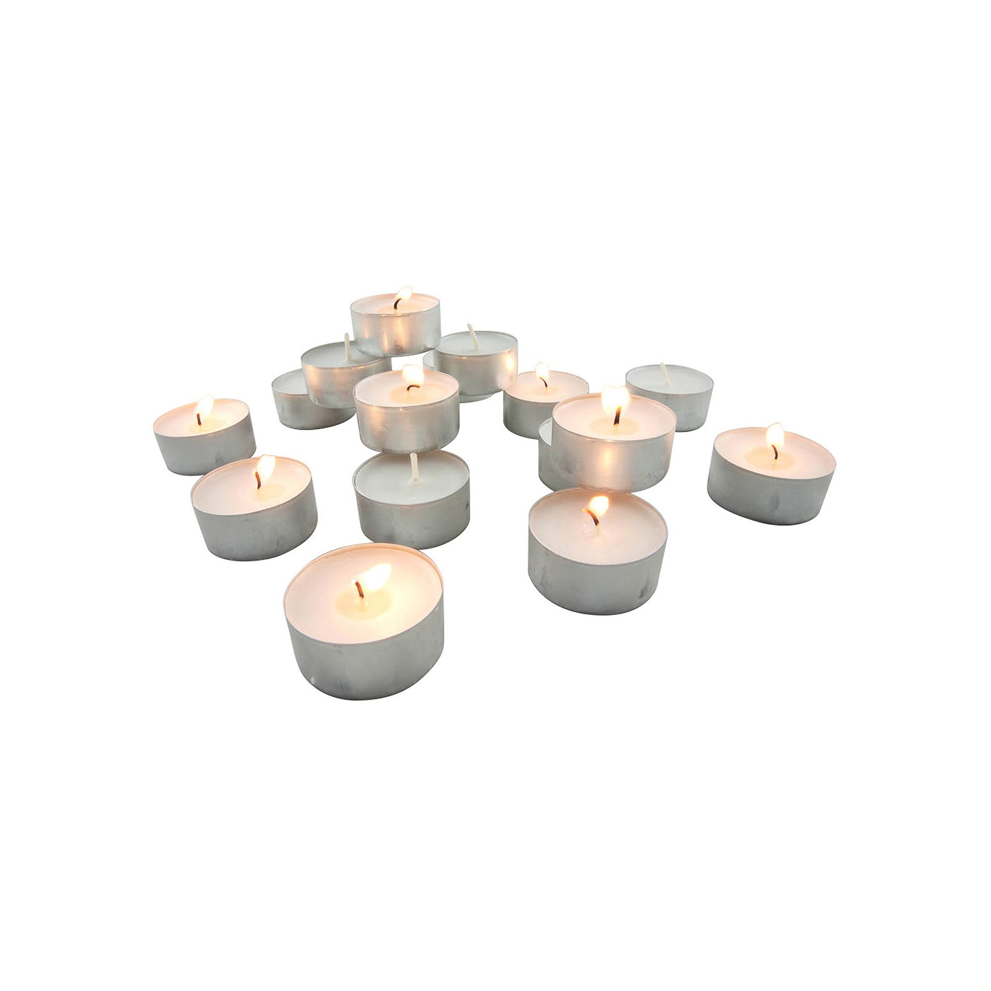 200-piece Fragrance Free Tealight Set, White