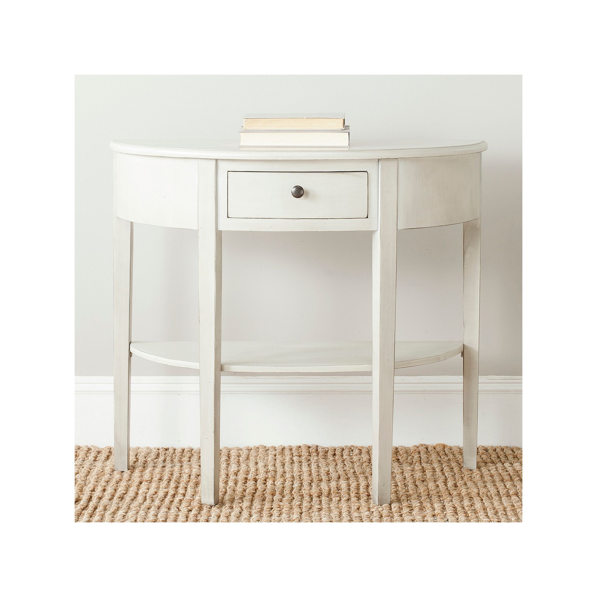 Safavieh Abram Console Table, Eggshell